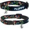 Buckle-Down Disney Toy Story Characters Running Personalized Breakaway Cat Collar With Bell -Blue Buffalo Shop 306404 MAIN. AC SS1800 V1625251059