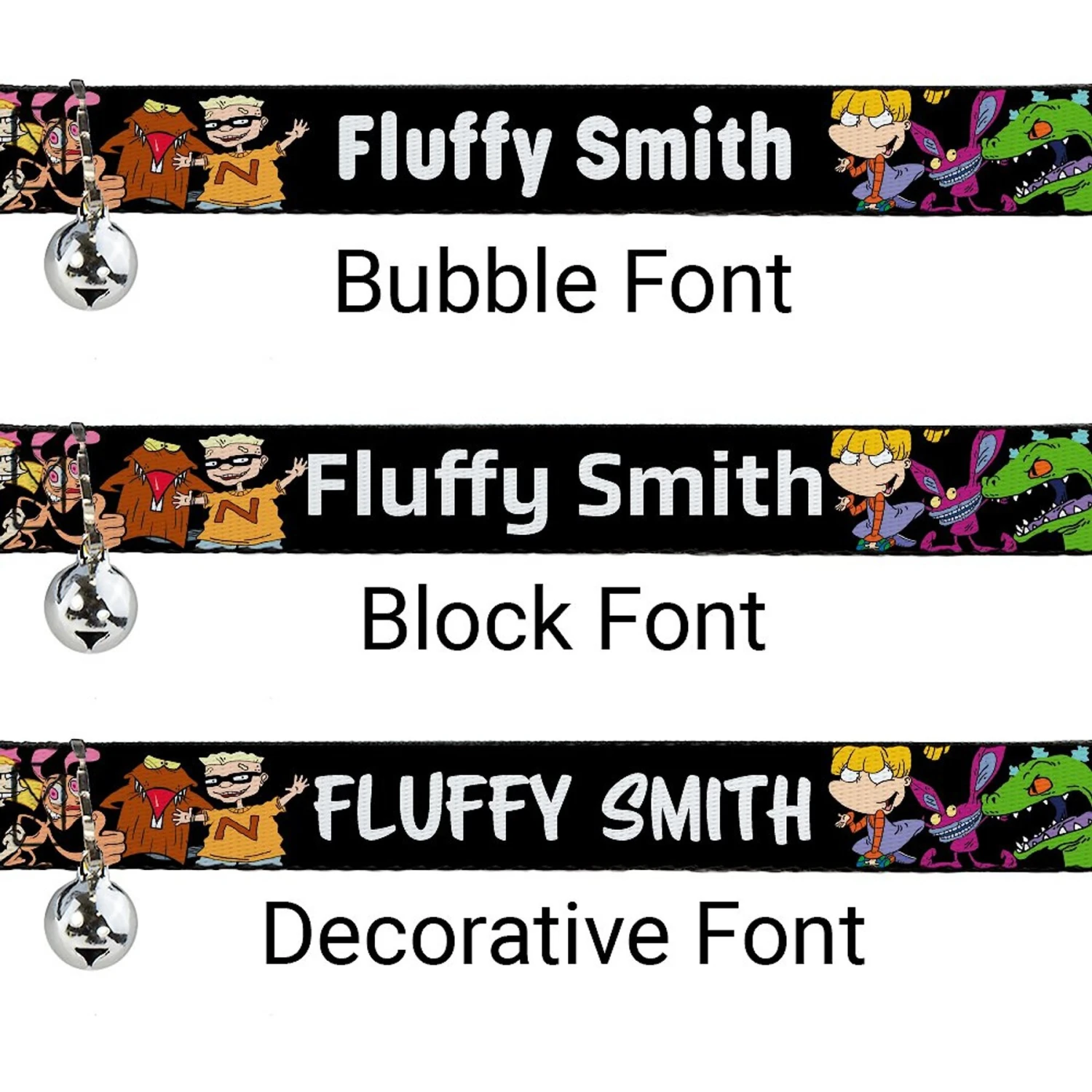 Buckle-Down Nick 90's 13 Personalized Breakaway Cat Collar With Bell 4 Buckle-Down Nick 90's 13 Personalized Breakaway Cat Collar With Bell - Image 2