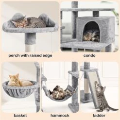 Yaheetech 70-in Cat Tree Condo -Blue Buffalo Shop 306497 PT2. AC SS1800 V1661275505