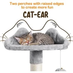 Yaheetech 70-in Cat Tree Condo -Blue Buffalo Shop 306497 PT3. AC SS1800 V1661274563