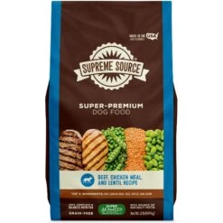 Supreme Source Beef, Chicken Meal & Lentil Recipe Dry Dog Food