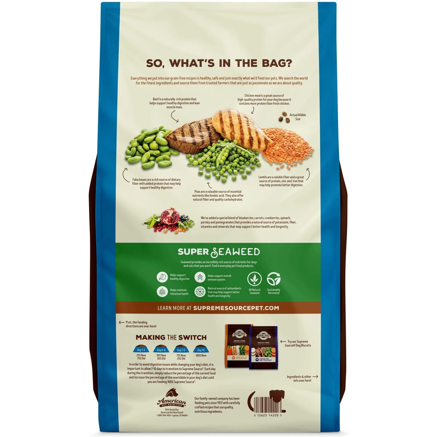 Supreme Source Beef, Chicken Meal & Lentil Recipe Dry Dog Food 4 Supreme Source Beef, Chicken Meal & Lentil Recipe Dry Dog Food - Image 2