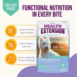 Health Extension Little Bites Grain-Free Chicken & Turkey Recipe Dry Dog Food -Blue Buffalo Shop 308788 PT3. AC SS1800 V1625002363