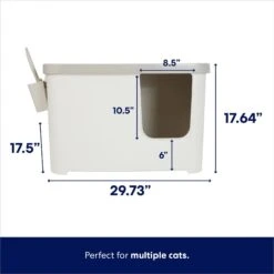 Frisco Multi-Function Covered Cat Litter Box, Jumbo 9 Frisco Multi-Function Covered Cat Litter Box, Jumbo -Blue Buffalo Shop 309855 PT1. AC SS1800 V1703194406