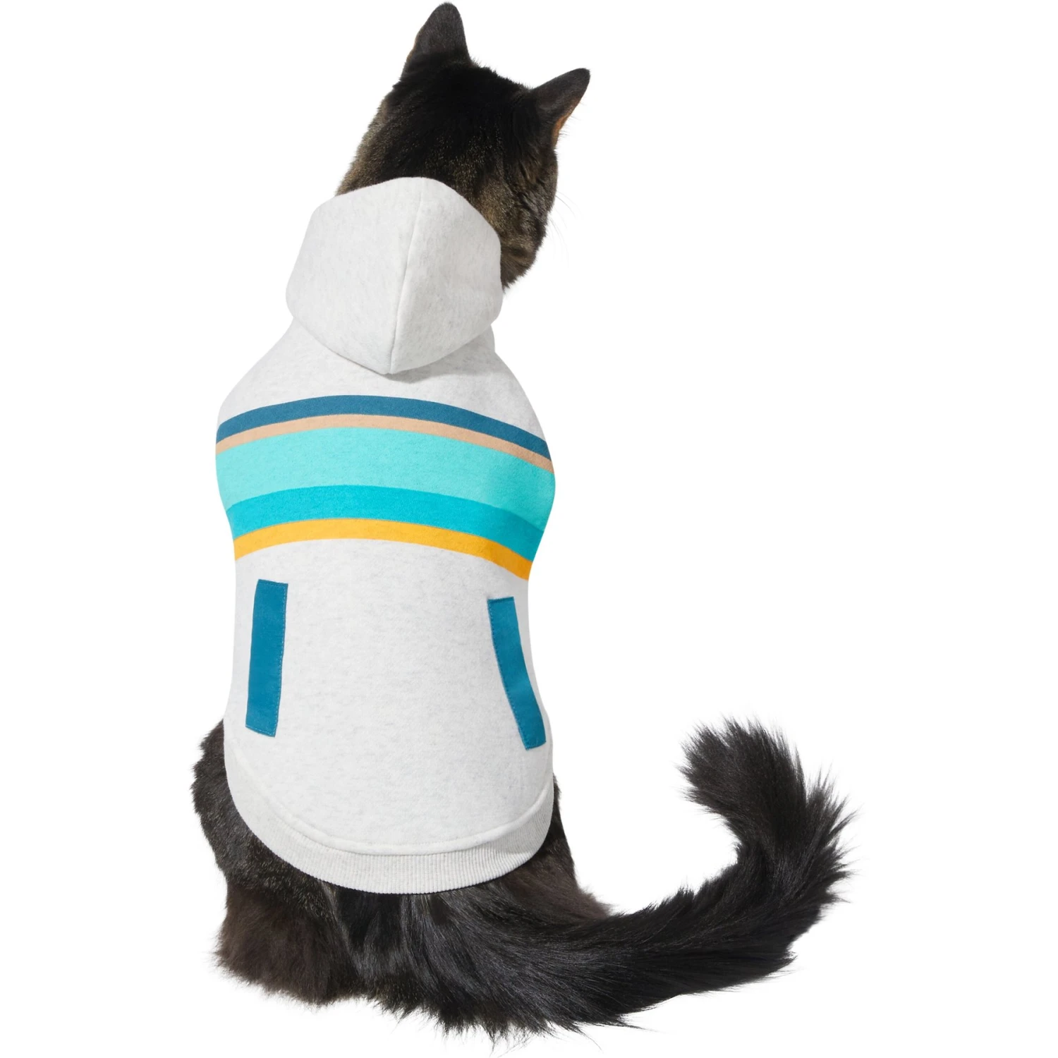 Frisco Striped Dog & Cat Hoodie 5 Frisco Striped Dog & Cat Hoodie - Image 3
