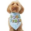 Frisco Good Vibes Dog & Cat Bandana 1 Frisco Good Vibes Dog & Cat Bandana -Blue Buffalo Shop 312297 MAIN. AC SS1800 V1644880141