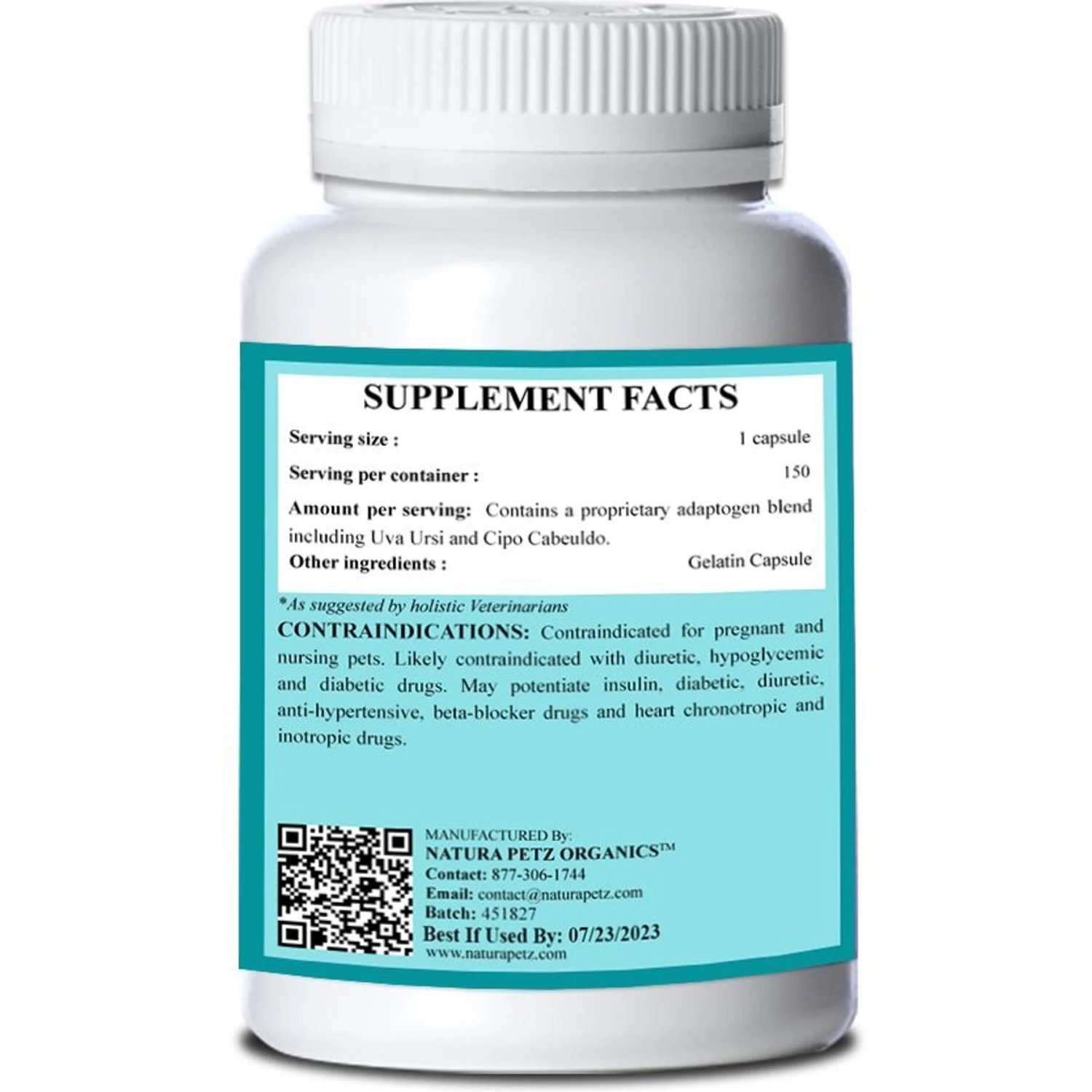 Natura Petz Organics STIX AND STONES * Kidney, Urinary Tract Infection & Stone Support* Cat Supplement 5 Natura Petz Organics STIX AND STONES * Kidney, Urinary Tract Infection & Stone Support* Cat Supplement - Image 3