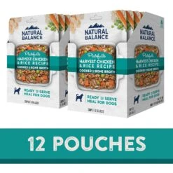 Natural Balance Platefulls Harvest Chicken & Rice Recipe Wet Dog Food, 9-oz Pouch, Case Of 12 -Blue Buffalo Shop 316437 PT2. AC SS1800 V1681228776