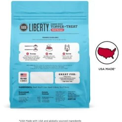 BIXBI Liberty Beef Recipe Freeze-Dried Dog Topper & Treat, 4.5-oz Bag -Blue Buffalo Shop 317483 PT2. AC SS1800 V1698869128