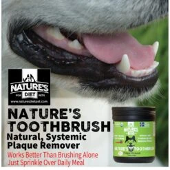 Nature's Diet Toothbrush Systemic Plaque Remover Dry Dog Food Topping, 14.8-oz Jar -Blue Buffalo Shop 318153 PT5. AC SS1800 V1628805107