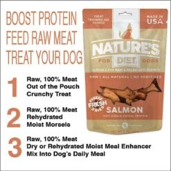 Nature's Diet Salmon Raw Freeze-Dried Dog Treats, 2-oz Pouch 13 Nature's Diet Salmon Raw Freeze-Dried Dog Treats, 2-oz Pouch -Blue Buffalo Shop 318163 PT3. AC SS1800 V1628804782