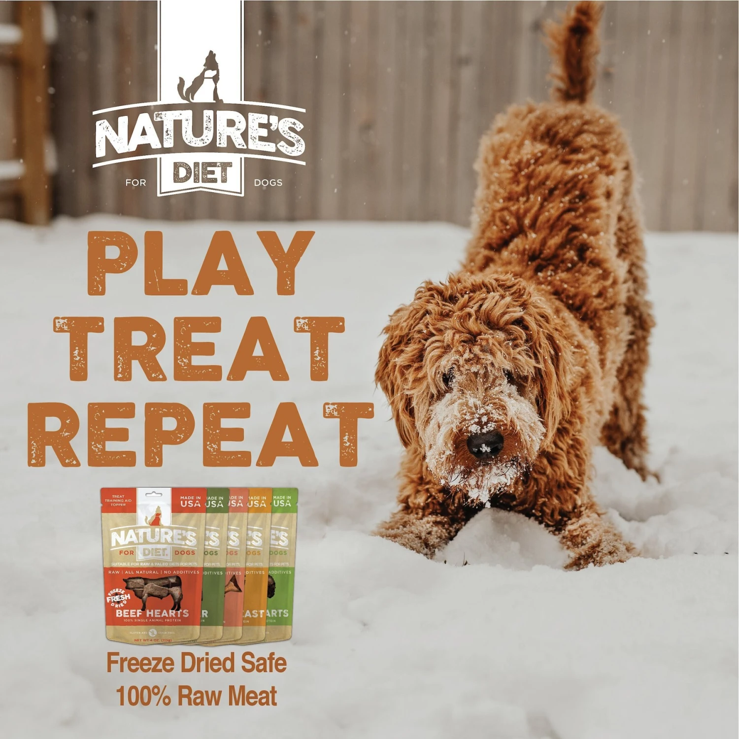 Nature's Diet Salmon Raw Freeze-Dried Dog Treats, 2-oz Pouch 10 Nature's Diet Salmon Raw Freeze-Dried Dog Treats, 2-oz Pouch - Image 8
