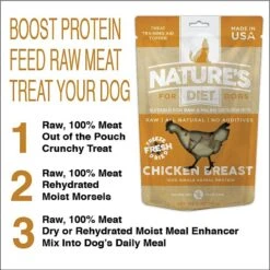 Nature's Diet Chicken Breast Raw Freeze-Dried Dog Treats, 3-oz Pouch -Blue Buffalo Shop 318165 PT3. AC SS1800 V1628805814