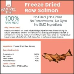 Nature's Diet Salmon Raw Freeze-Dried Cat Treats, 1-oz Pouch -Blue Buffalo Shop 318173 PT2. AC SS1800 V1628803302