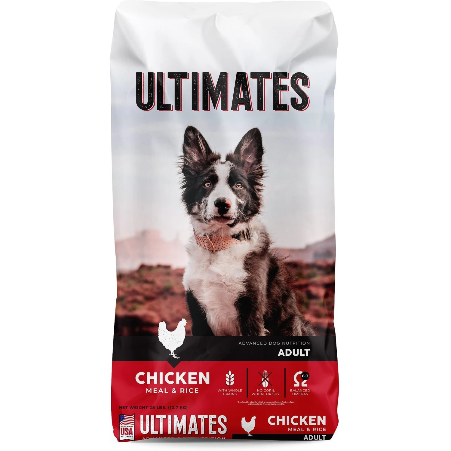 Ultimates Adult Chicken Meal & Rice Flavored Dry Dog Food 3 Ultimates Adult Chicken Meal & Rice Flavored Dry Dog Food
