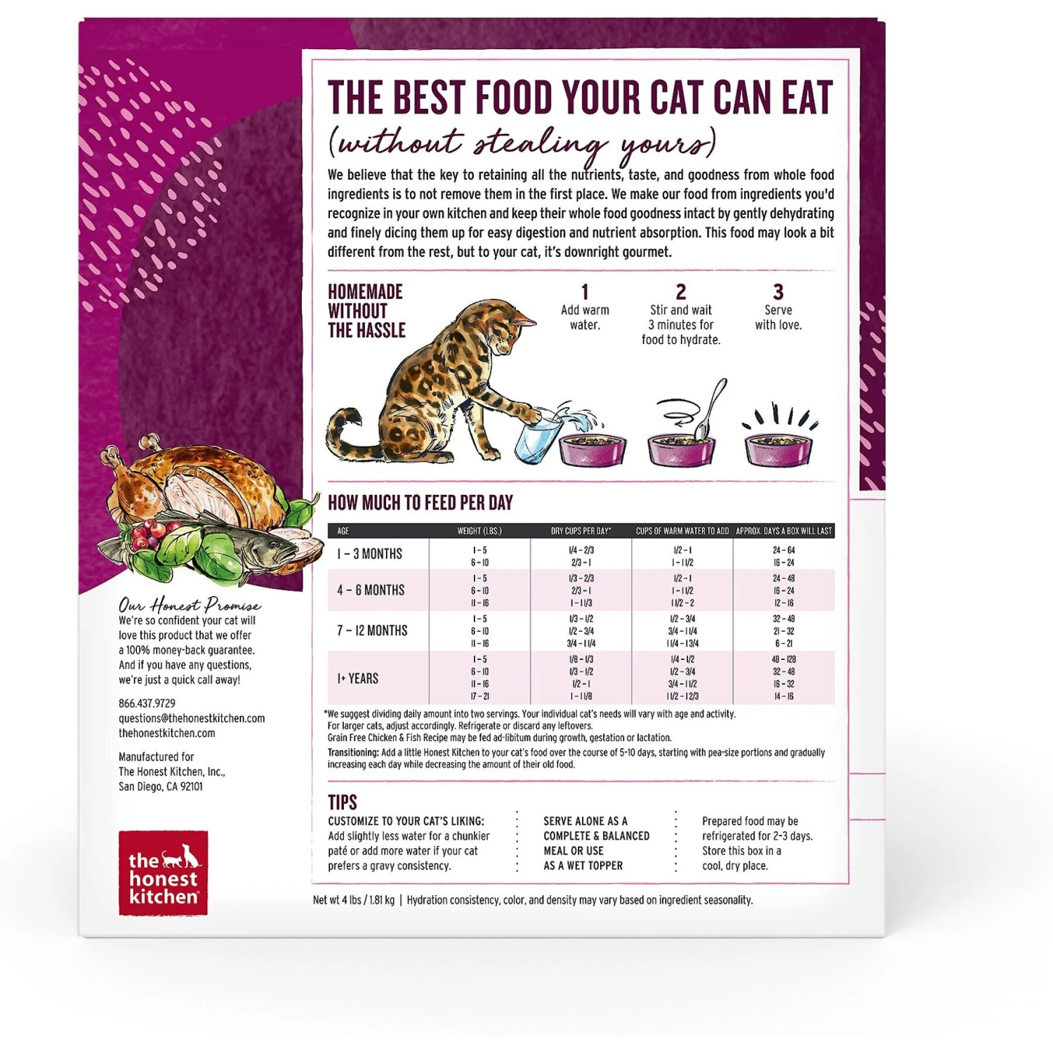 The Honest Kitchen Dehydrated Chicken & Fish Grain-Free Cat Food 4 The Honest Kitchen Dehydrated Chicken & Fish Grain-Free Cat Food - Image 2