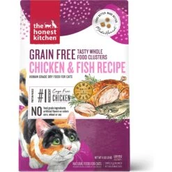 The Honest Kitchen Whole Food Clusters Grain-Free Chicken & Fish Dry Cat Food