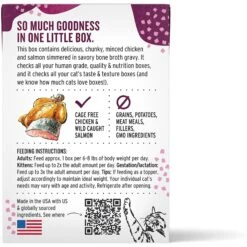 The Honest Kitchen Grain-Free Minced Chicken & Salmon In Bone Broth Gravy Wet Cat Food 10 The Honest Kitchen Grain-Free Minced Chicken & Salmon In Bone Broth Gravy Wet Cat Food -Blue Buffalo Shop 324346 PT1. AC SS1800 V1635803209