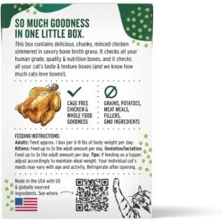 The Honest Kitchen Grain-Free Minced Chicken In Bone Broth Gravy Wet Cat Food, 5.5-oz, Case Of 12 -Blue Buffalo Shop 324350 PT1. AC SS1800 V1635803480