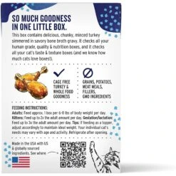 The Honest Kitchen Grain-Free Minced Turkey In Bone Broth Gravy Wet Cat Food, 5.5-oz, Case Of 12 10 The Honest Kitchen Grain-Free Minced Turkey In Bone Broth Gravy Wet Cat Food, 5.5-oz, Case Of 12 -Blue Buffalo Shop 324354 PT1. AC SS1800 V1635804404