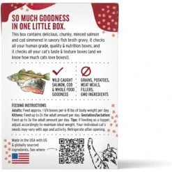 The Honest Kitchen Grain-Free Minced Salmon & Cod In Fish Broth Gravy Wet Cat Food, 5.5-oz, Case Of 12 -Blue Buffalo Shop 324356 PT1. AC SS1800 V1635802877