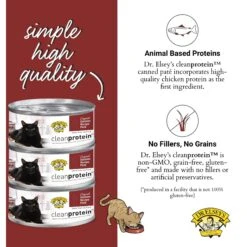 Dr. Elsey's Cleanprotein Salmon Recipe Wet Cat Food 14 Dr. Elsey's Cleanprotein Salmon Recipe Wet Cat Food -Blue Buffalo Shop 325179 PT5. AC SS1800 V1701366112