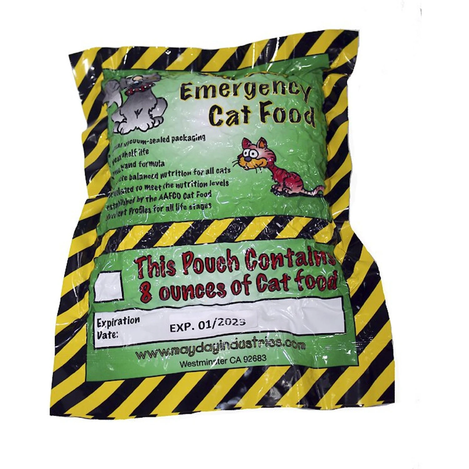 Mayday Emergency Dry Cat Food, 8-oz Bag 3 Mayday Emergency Dry Cat Food, 8-oz Bag