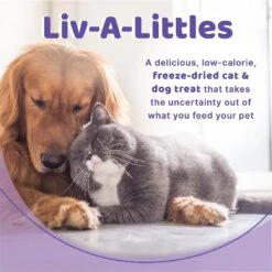 Halo Liv-A-Littles Beef Liver Protein Freeze-Dried Dog & Cat Treats, 3-oz Bag -Blue Buffalo Shop 329479 PT1. AC SS1800 V1631612205