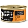 American Journey Senior Pate Chicken & Beef Recipe Canned Cat Food, 3-oz Can, Case Of 24 -Blue Buffalo Shop 330849 MAIN. AC SS1800 V1691614424