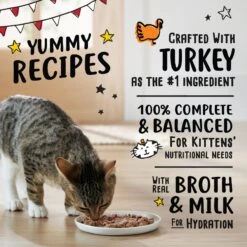 Tiny Tiger, Kitten Classic, Turkey Pate Recipe, Canned Cat Food 11 Tiny Tiger, Kitten Classic, Turkey Pate Recipe, Canned Cat Food -Blue Buffalo Shop 330996 PT3. AC SS1800 V1687284919