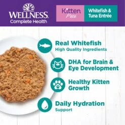 Wellness Complete Health Kitten Whitefish & Tuna Formula Grain-Free Canned Cat Food, Case Of 24 13 Wellness Complete Health Kitten Whitefish & Tuna Formula Grain-Free Canned Cat Food, Case Of 24 -Blue Buffalo Shop 333297 PT2. AC SS1800 V1690904623