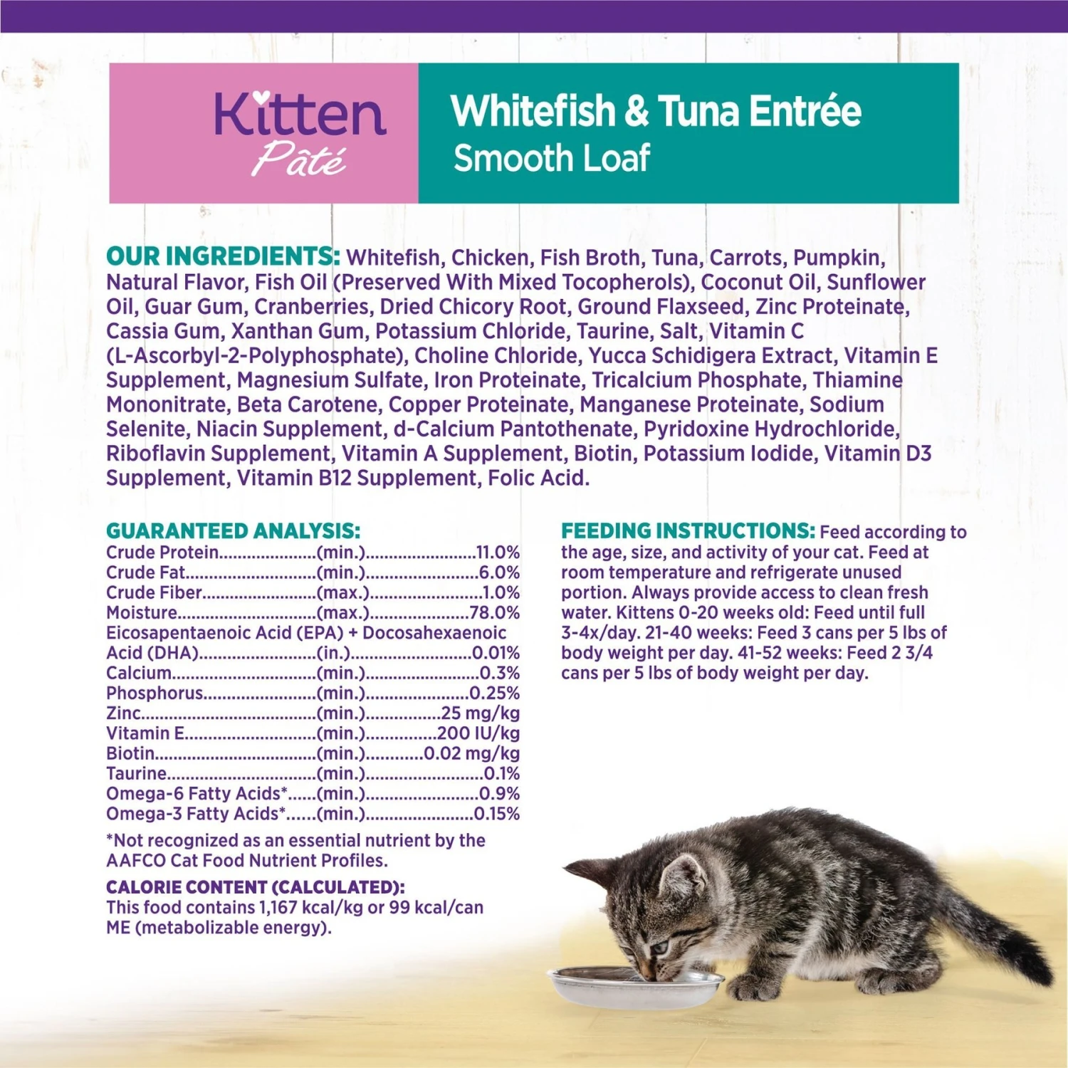 Wellness Complete Health Kitten Whitefish & Tuna Formula Grain-Free Canned Cat Food, Case Of 24 11 Wellness Complete Health Kitten Whitefish & Tuna Formula Grain-Free Canned Cat Food, Case Of 24 - Image 9