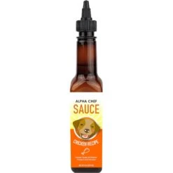 Alpha Chef SAUCE Chicken Recipe Dog & Cat Food Topper, 8-oz Bottle