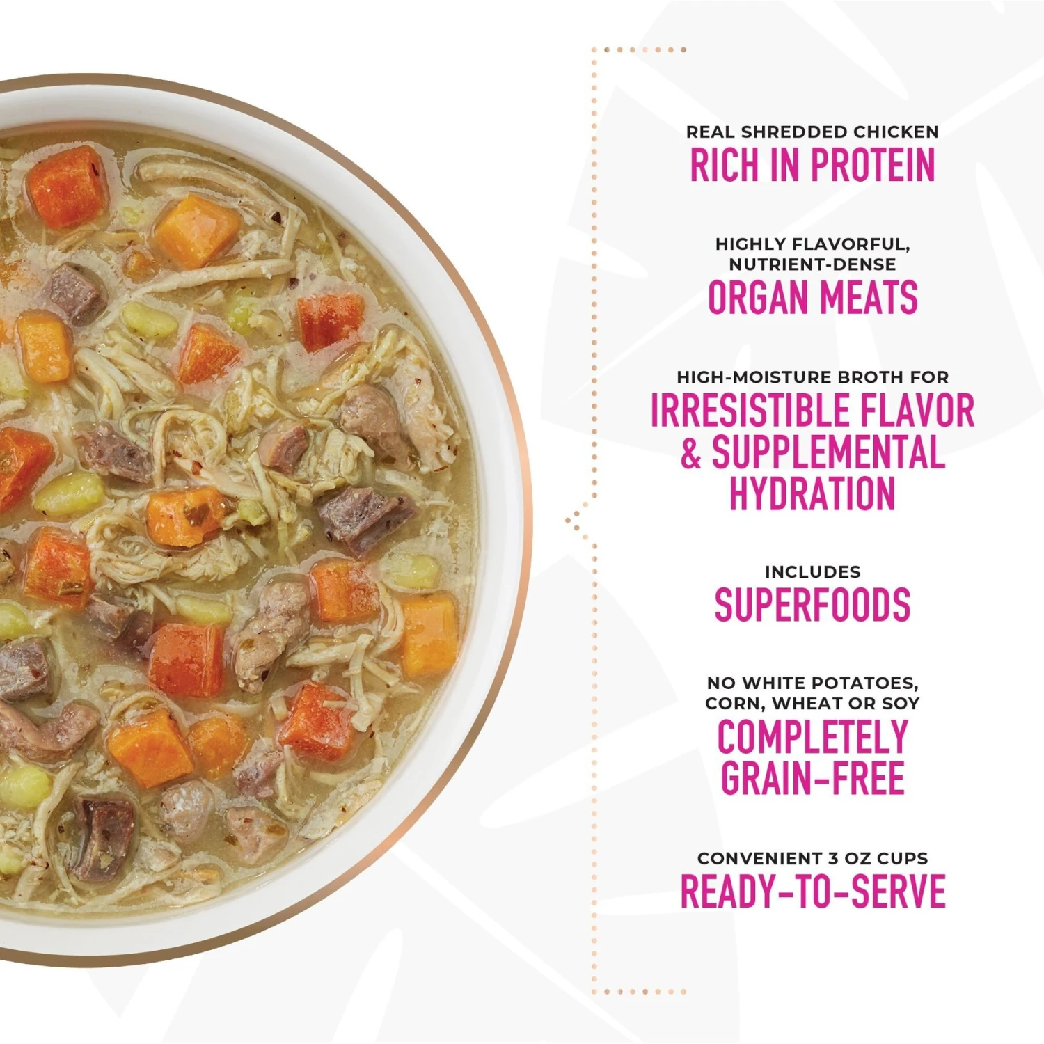 Tiki Dog Aloha Petites Chicken & Chicken Liver Recipe In Chicken Broth Wet Dog Food, 3-oz Cup, Case Of 4 7 Tiki Dog Aloha Petites Chicken & Chicken Liver Recipe In Chicken Broth Wet Dog Food, 3-oz Cup, Case Of 4 - Image 5