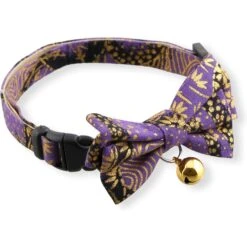 Necoichi Gilded Gold Bow Tie Breakaway Cat Collar -Blue Buffalo Shop 335341 PT2. AC SS1800 V1643677026
