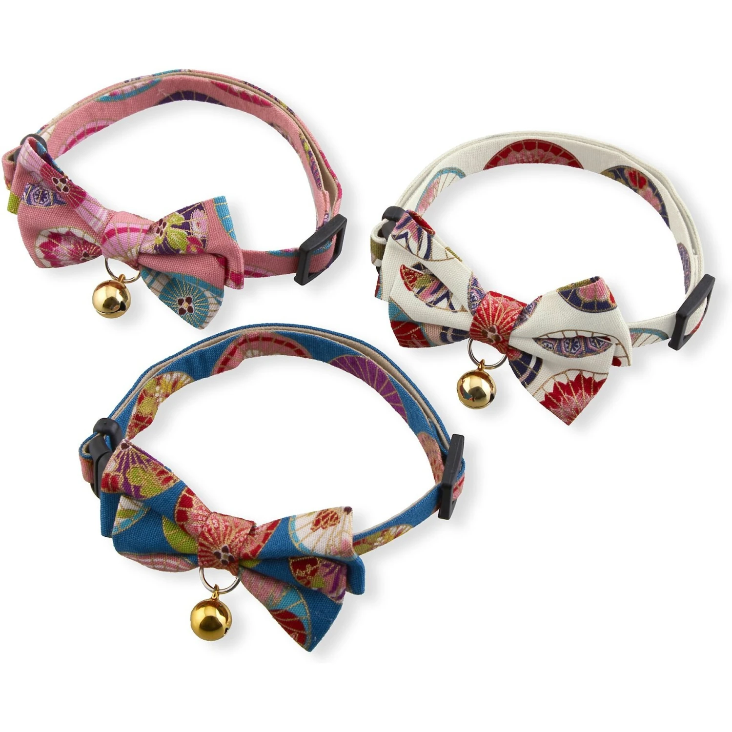 Necoichi Temari Bow Tie Breakaway Cat Collar 7 Necoichi Temari Bow Tie Breakaway Cat Collar - Image 5