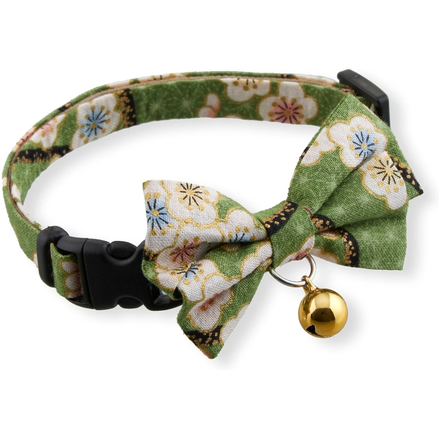 Necoichi Hanami Bow Tie Breakaway Cat Collar 5 Necoichi Hanami Bow Tie Breakaway Cat Collar - Image 3