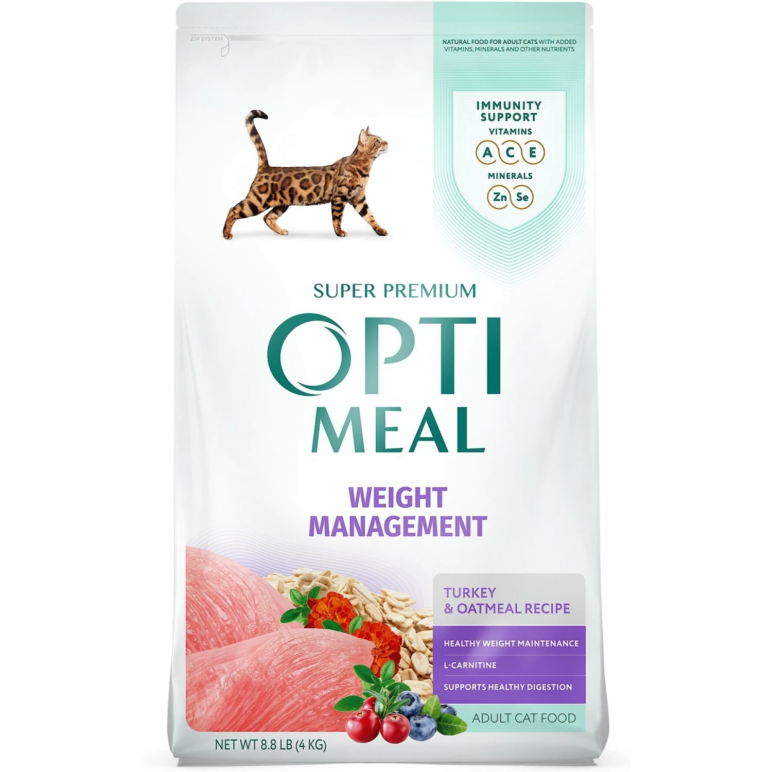 Optimeal Weight Management Turkey & Oatmeal Recipe Dry Cat Food 3 Optimeal Weight Management Turkey & Oatmeal Recipe Dry Cat Food