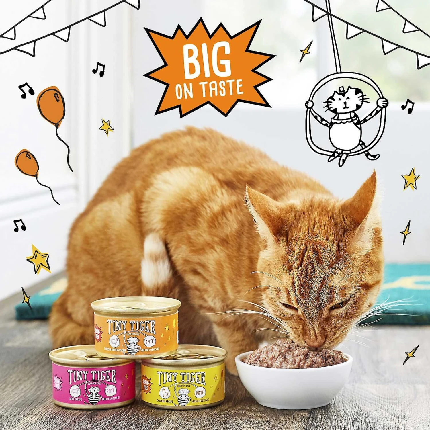 Tiny Tiger, Natural Indoor Recipe Chicken Flavor Dry Cat Food & Tiny Tiger Pate Chicken Recipe Grain-Free Canned Cat Food 10 Tiny Tiger, Natural Indoor Recipe Chicken Flavor Dry Cat Food & Tiny Tiger Pate Chicken Recipe Grain-Free Canned Cat Food - Image 8