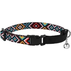 CollarDirect Tribal Pattern Ethnic Design Nylon Cat Collar -Blue Buffalo Shop 348060 PT1. AC SS1800 V1639785982