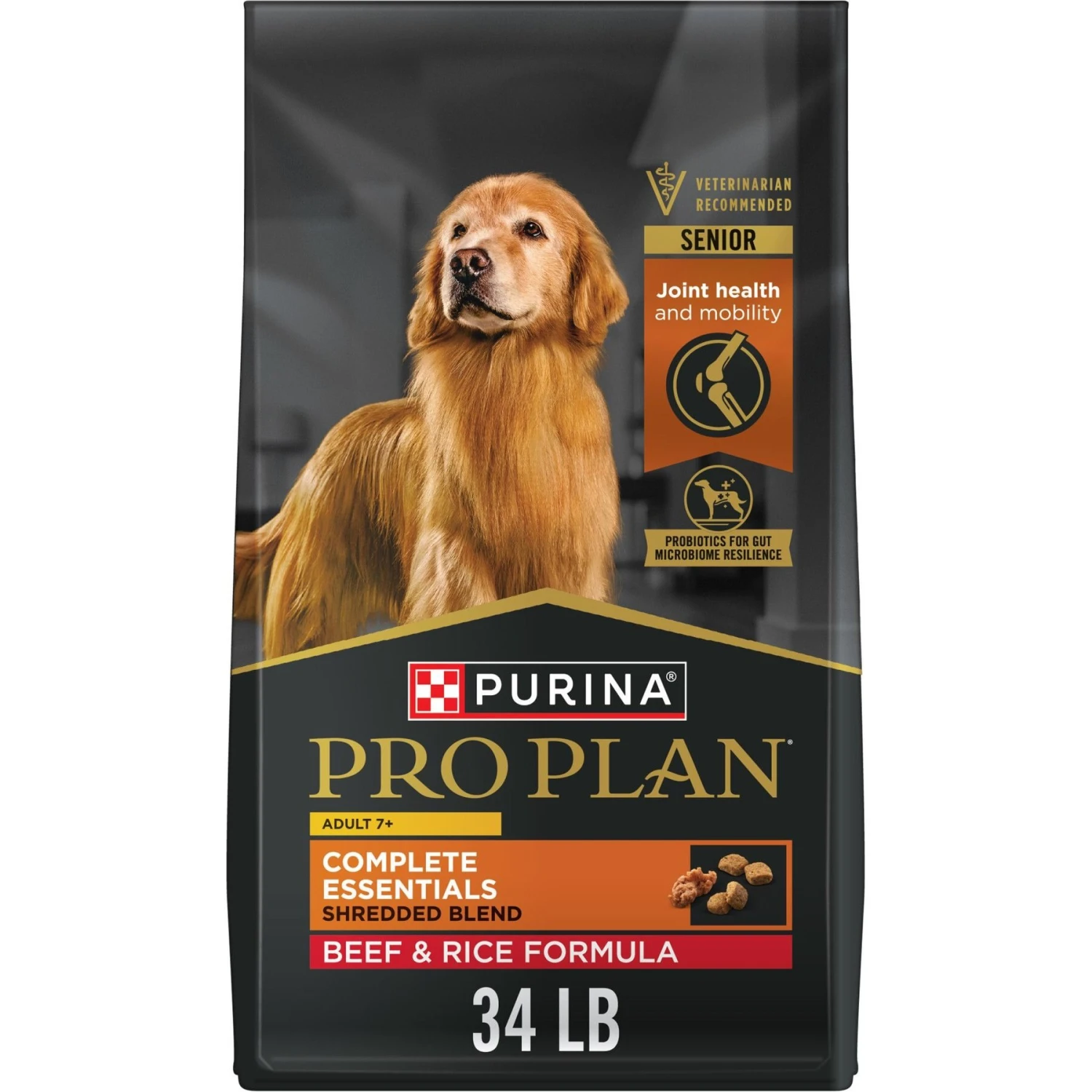 Purina Pro Plan 7+ Complete Essentials Shredded Blend Beef & Rice Formula High Protein Dog Food 3 Purina Pro Plan 7+ Complete Essentials Shredded Blend Beef & Rice Formula High Protein Dog Food