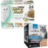 Fancy Feast Classic Seafood Feast Variety Pack Canned Cat Food & American Journey Landmark Broths Seafood Variety Pack Wet Cat Food Complement Pouches -Blue Buffalo Shop 353371 MAIN. AC SS1800 V1639524093
