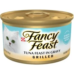 Fancy Feast Grilled Tuna Feast In Gravy Canned Cat Food & American Journey Landmark Broths Seafood Variety Pack Wet Cat Food Complement Pouches -Blue Buffalo Shop 353375 PT1. AC SS1800 V1670261994