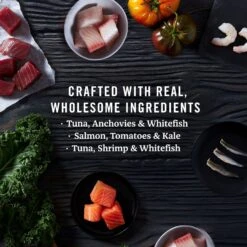 Fancy Feast Flaked Fish & Shrimp Feast Canned Cat Food & American Journey Landmark Broths Seafood Variety Pack Wet Cat Food Complement Pouches -Blue Buffalo Shop 353376 PT7. AC SS1800 V1703617636