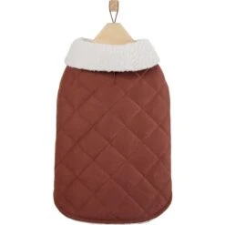 Frisco Mid-Heavyweight Fleece Lined Quilted Dog & Cat Coat -Blue Buffalo Shop 353877 PT4. AC SS1800 V1659726712