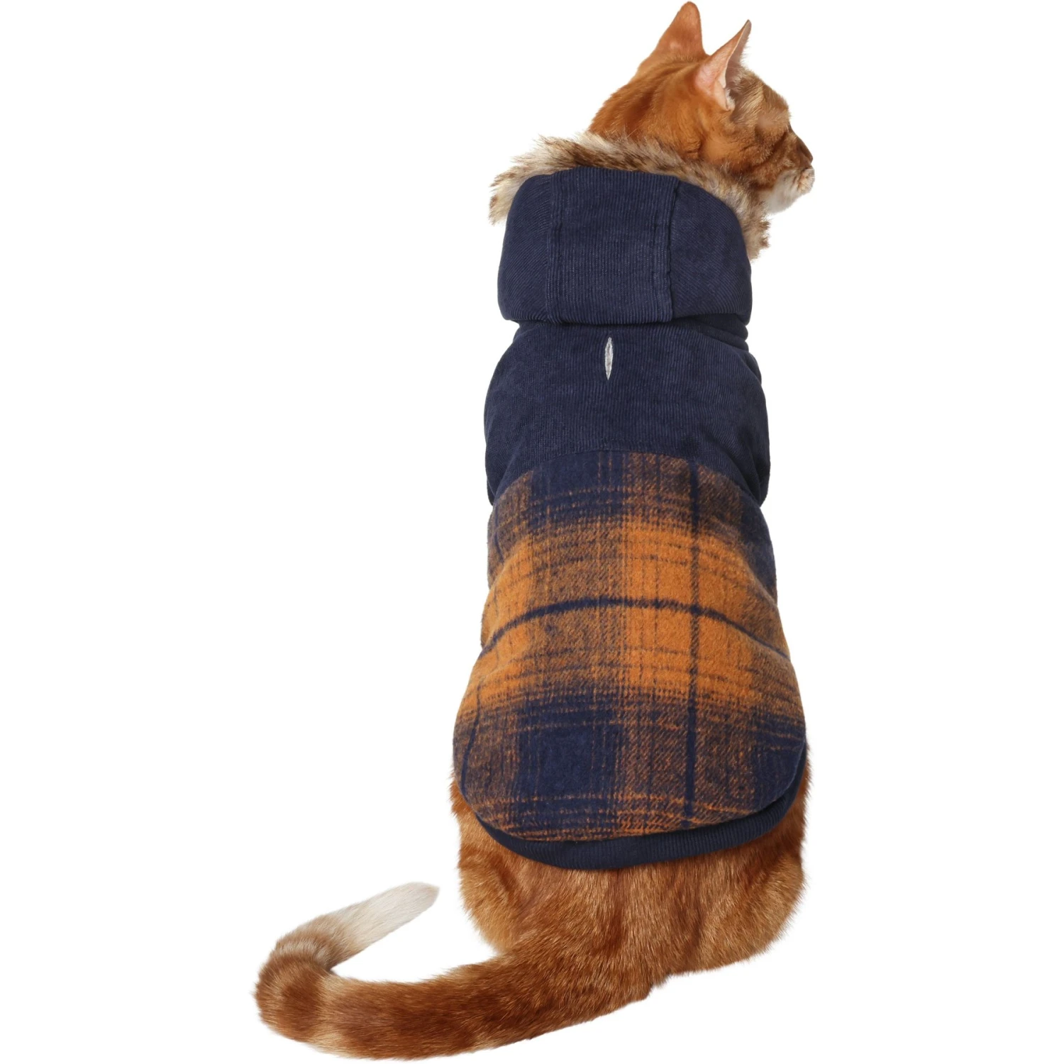 Frisco Mid-Heavyweight Plaid Fleece Lined Dog & Cat Coat 3 Frisco Mid-Heavyweight Plaid Fleece Lined Dog & Cat Coat