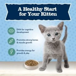 Blue Buffalo Baby Blue Healthy Growth Formula Grain-Free High Protein Chicken & Pea Recipe Kitten Dry Food -Blue Buffalo Shop 354158 PT3. AC SS1800 V1641339702