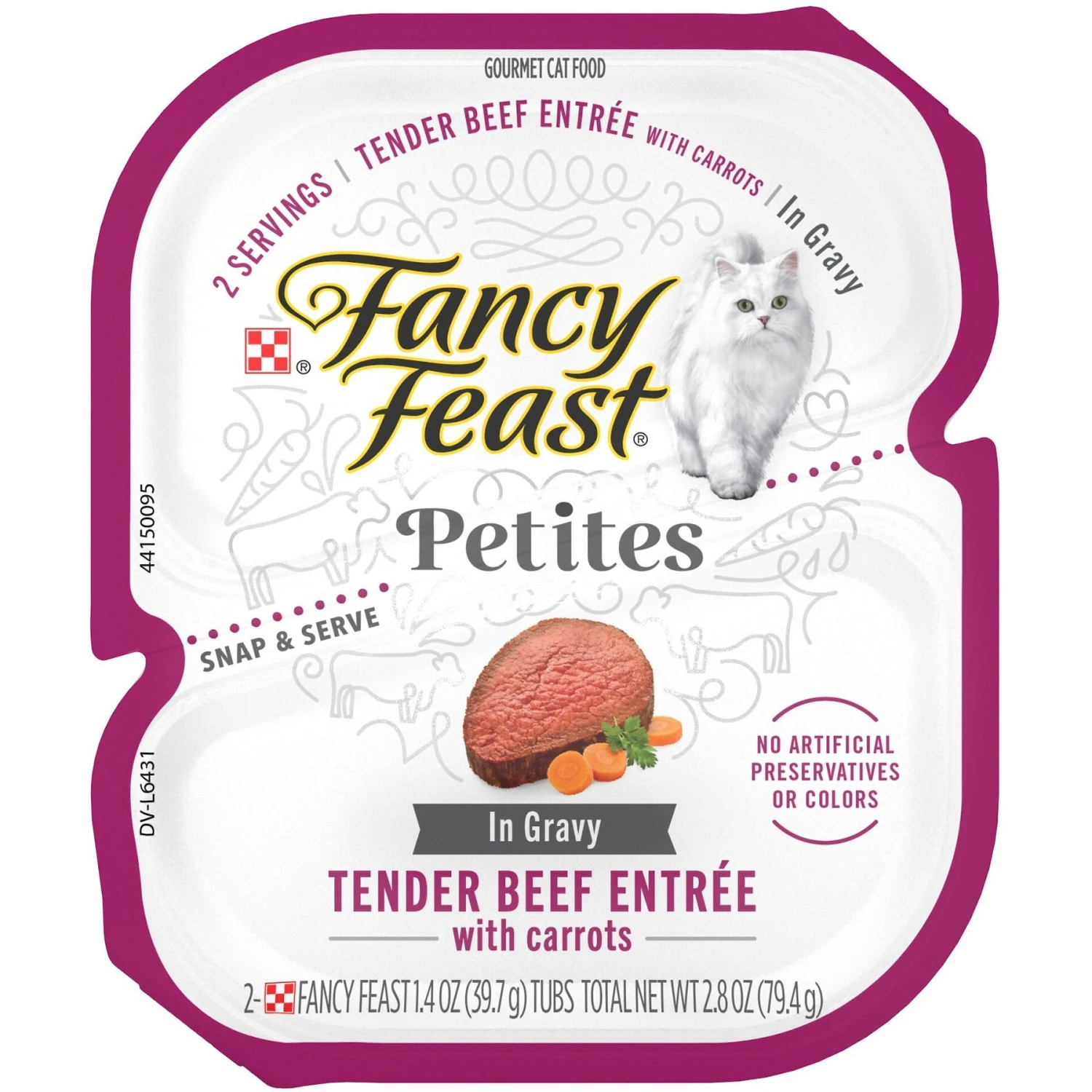 Fancy Feast Gourmet Gravy Petites Tender Beef With Carrots Entree Wet Cat Food 3 Fancy Feast Gourmet Gravy Petites Tender Beef With Carrots Entree Wet Cat Food