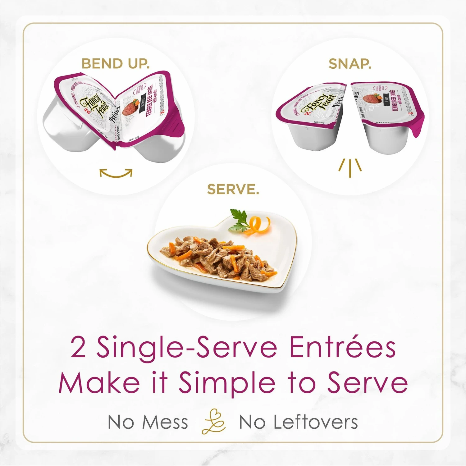Fancy Feast Gourmet Gravy Petites Tender Beef With Carrots Entree Wet Cat Food 5 Fancy Feast Gourmet Gravy Petites Tender Beef With Carrots Entree Wet Cat Food - Image 3