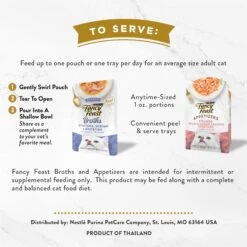 Fancy Feast Grain-Free Complement Variety Pack, Appetizers & Broths Recipes Wet Cat Food, 15.6-oz Box, Case Of 12, 2 Count 16 Fancy Feast Grain-Free Complement Variety Pack, Appetizers & Broths Recipes Wet Cat Food, 15.6-oz Box, Case Of 12, 2 Count -Blue Buffalo Shop 354296 PT5. AC SS1800 V1694545639